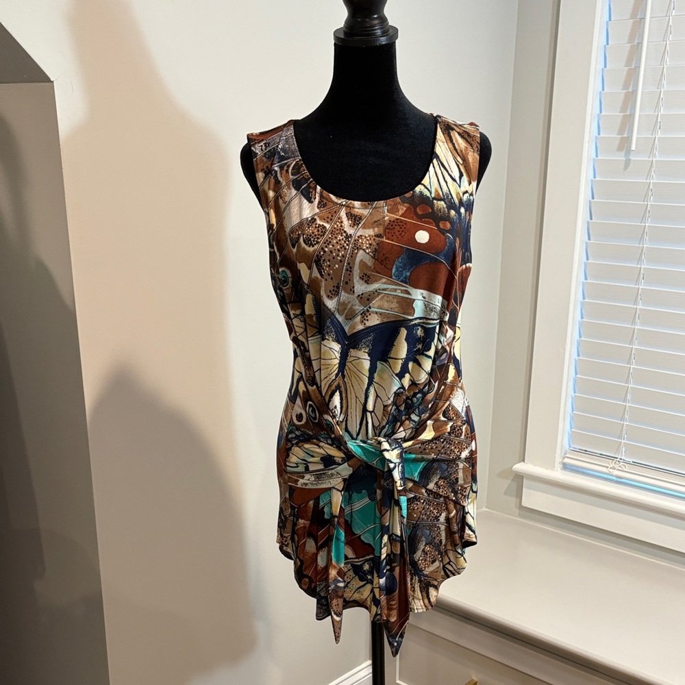 Attitudes by Renee Multicolor Sleeveless Top